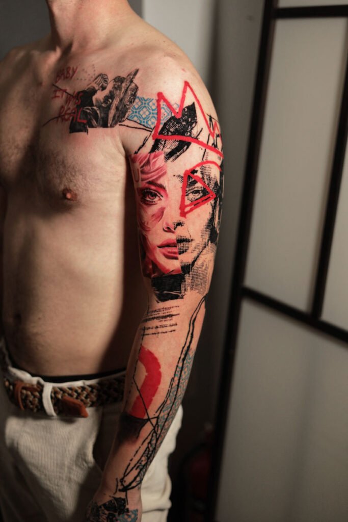 Custom tattoo by Paul Talbot at Modern Electric near Birmingham UK