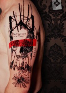 Custom tattoo by Paul Talbot at Modern Electric near Birmingham UK