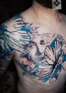 Custom tattoo by Paul Talbot at Modern Electric near Birmingham UK