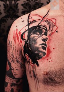 Custom tattoo by Paul Talbot at Modern Electric near Birmingham UK