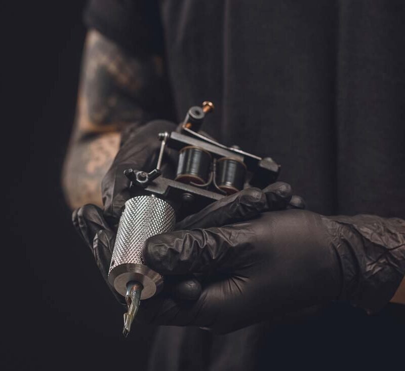 tattoo tradition vs innovation shown through graphic tattoo style contrast