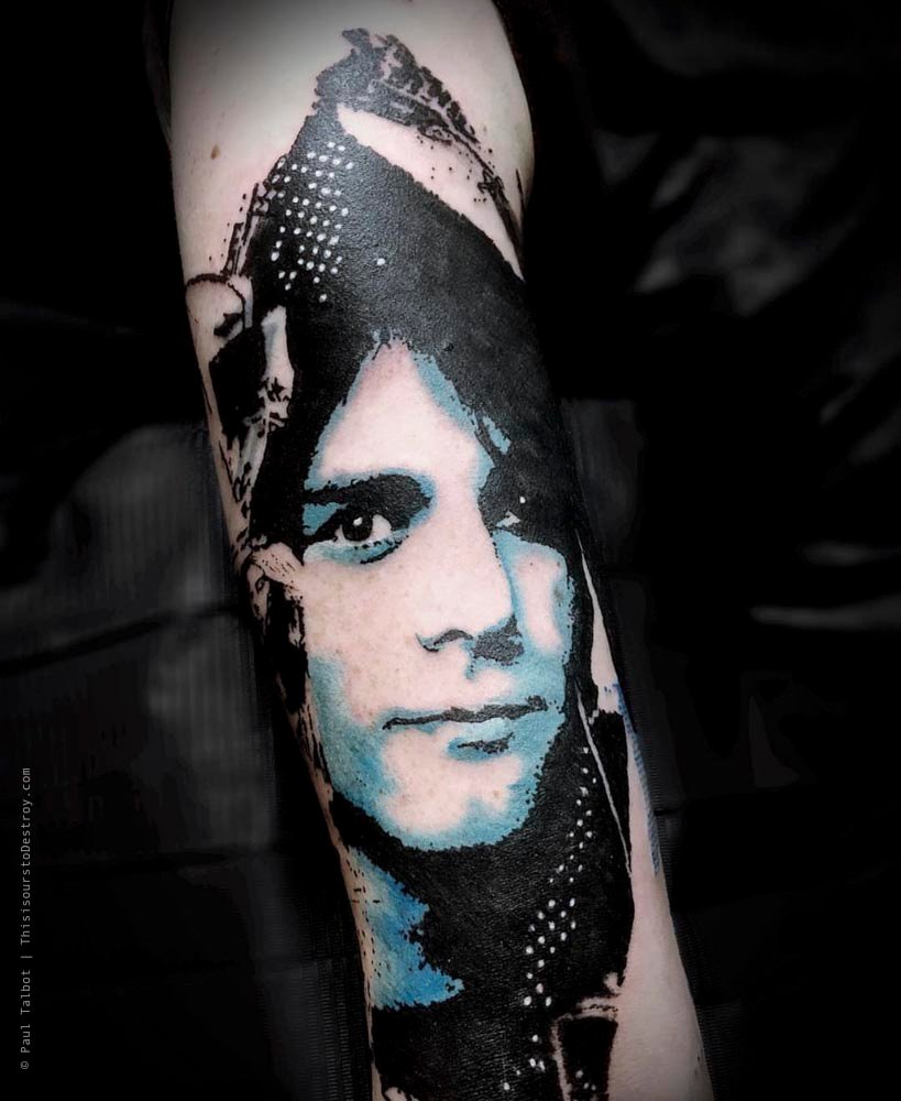 Paul Talbot Tattoo Art Graphic Collage Tattoo by Paul Talbot at Modern Electric near Birmingham UK